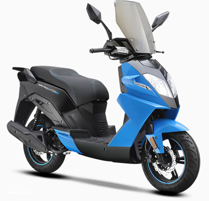 How the matrix RS motorcycle scooter works？